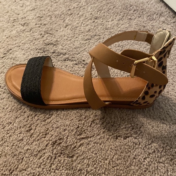 Fergie Leopard Black Sandals from Nordstrom’s - Picture 2 of 5